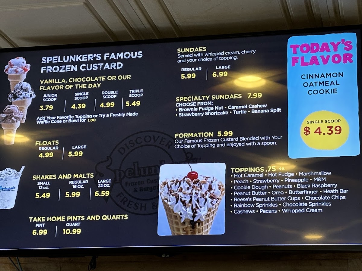 Spelunker's Menu - Image 1